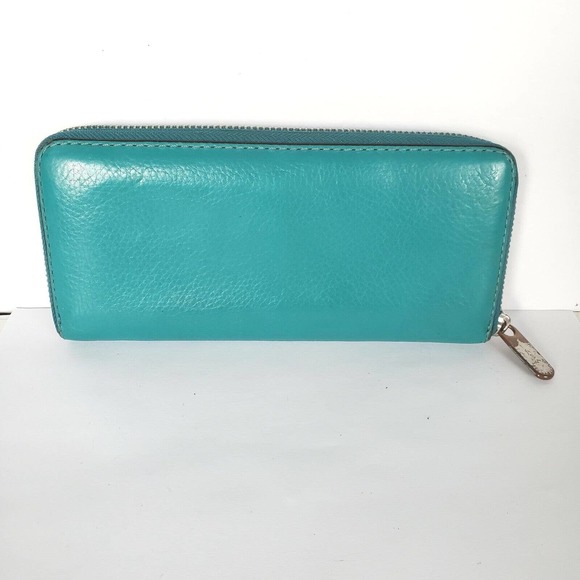 Marc By Marc Jacobs Blue Zip Around Wallet Large Continental Heavy Duty Quality - Picture 3 of 11